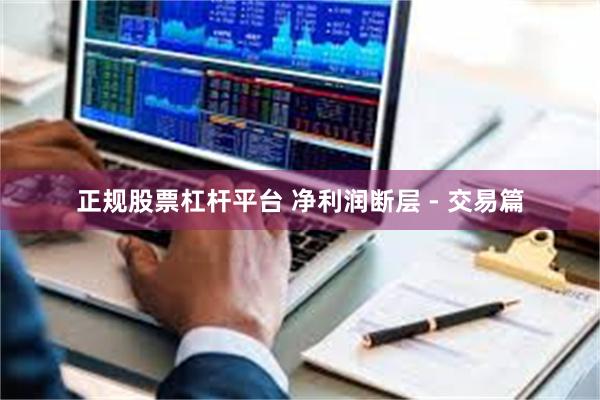 正规股票杠杆平台 净利润断层 - 交易篇