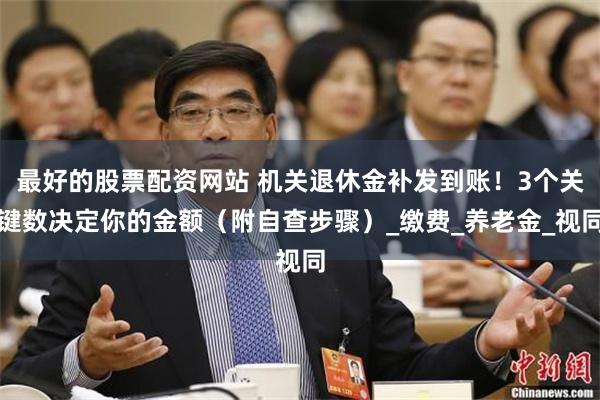 最好的股票配资网站 机关退休金补发到账！3个关键数决定你的金额（附自查步骤）_缴费_养老金_视同